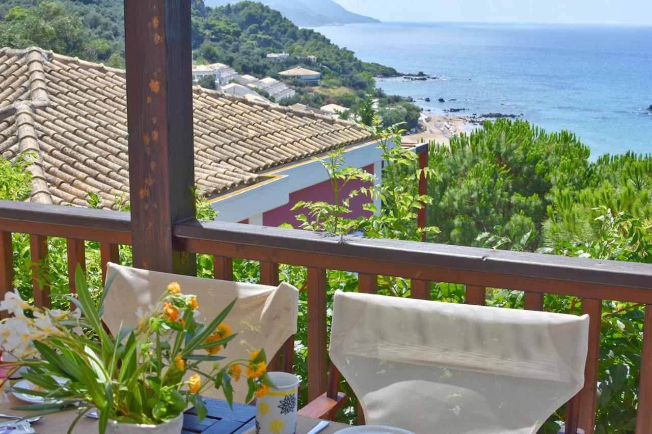 Corfu Resorts Apartments Pelekas Ngoại thất bức ảnh