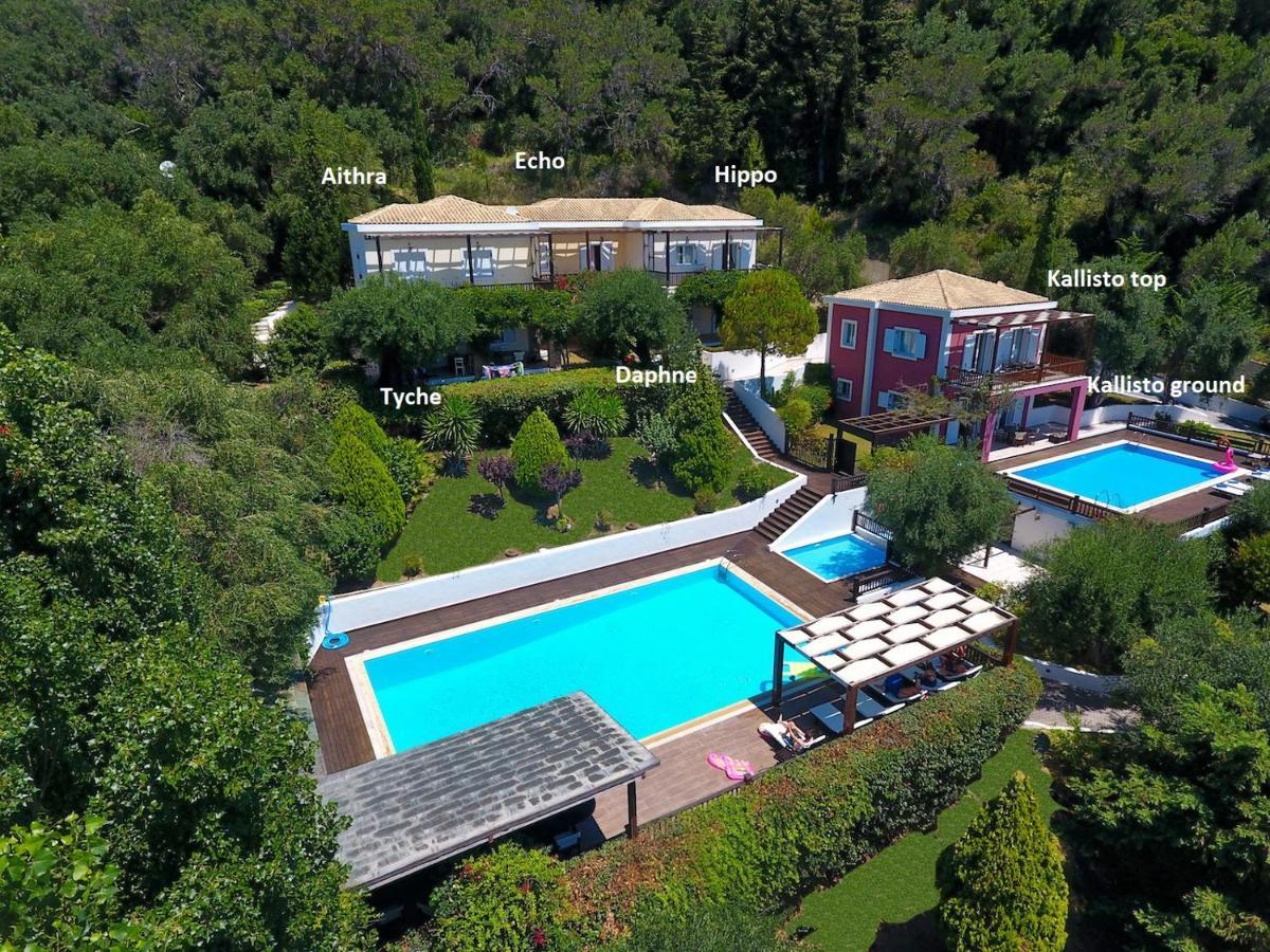 Corfu Resorts Apartments Pelekas Ngoại thất bức ảnh
